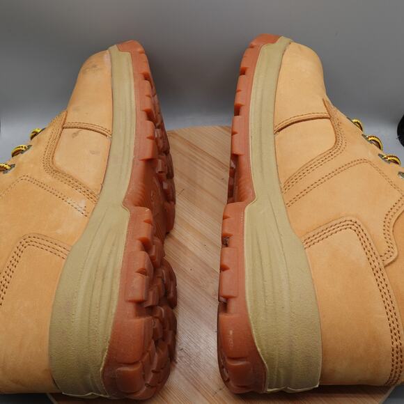 Herman Survivor Mens Boots 13W Workwear Waterproof Lace Up Steel Toe Brown - Picture 7 of 11